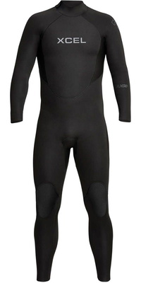 2026 Xcel Mens Axis 3/2mm Back Zip Fato De Mergulho MN32AXG0 - Black