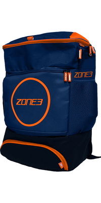 2026 Zone3 Transição 40l Mochila Ra18tran - Navy / Laranja