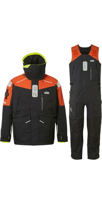 2026 Gill Mens OS1 Ocean Fato De Vela GMOS1CS - Graphite / Orange
