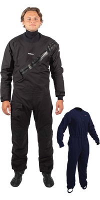 2025 Gul Mens Dartmouth Eclip Zip Drysuit & Underfleece GM0378-B9 - Black