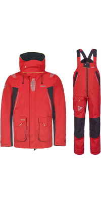 2026 Musto Casaco E Fato De Vela Masculino BR2 Offshore Jacket & Salopette Sailing Suit - True Red