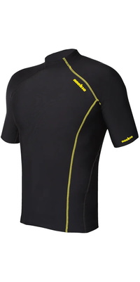 2026 Nookie Softcore Camada Base De Manga Curta Th50 - Preto / Amarelo