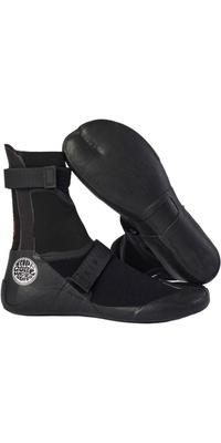 2026 Rip Curl Flashbomb 3mm Bota Em Neopreno De Ponta Partida 116msa - Preto
