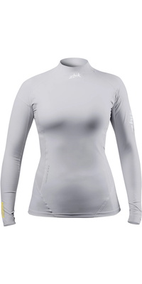 2026 Zhik Top De Spandex De Manga Comprida Eco Para Mulher DTP-0063-W-PLT - Platinum