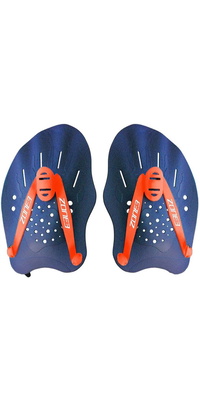 2026 Zone3 Ergo Swim Training Hand Paddles SA19EPAD - Blue / Orange