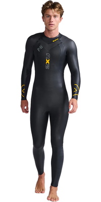 2026 2xu Homem P:1 Propel Fato De Banho Mw4991c - Preto / Ambição