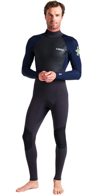 2026 C-Skins Homem Element 3/2mm Back Zip Fato De Mergulho C-el32stm - Antracite / Ardósia / Lima