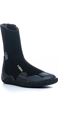 2026 C-skins Legend 5mm Botas De Dedo Redondo Zipado C-bolertz - Preto / Carvão Vegetal