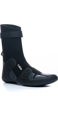 2026 C-Skins Session 7mm Round Toe Wetsuit Boots C-BOSE7RT - Black / Charcoal