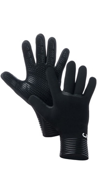 2026 C-Skins Luvas de neoprene para fatos de mergulho com fios de 3 mm C-GLWI3 - Preto