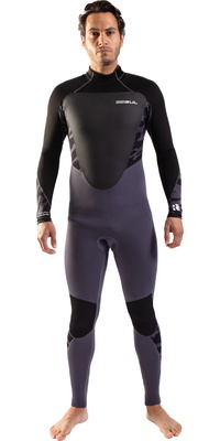 Gul Response 3/2mm GBS Back Zip Black 2025 Fato De Mergulho Para Homem RE1231-C1 - / Grey