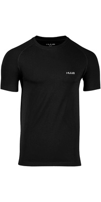 2025 Huub Costura Masculina De Manga Curta Livre De Costura De Topofrebss - Preto