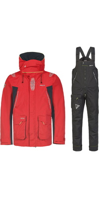2026 Musto Casaco E Fato De Vela Masculino BR2 Offshore Jacket & Salopette Sailing Suit - Vermelho / Black