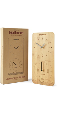 2026 Northcore Montagem Na Parede Bamboo Relógio De Hora E Maré Retrato NOCO088D