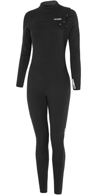2025 Nyord Womens Furno 3/2mm Chest Zip GBS Wetsuit N04AA00015 - Preto