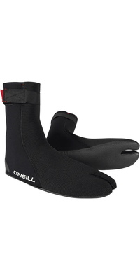 2026 ONeill Heat Ninja 5/4mm Split Toe Wetsuit Boots 5556 - Preto