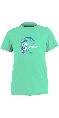 2025 ONeill Toddler OZone Short Sleeve Sun Shirt 5325G - Light Aqua