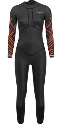 2026 Orca Womens Vitalis Breast Stroke Back Zip Fato De Banho De águas Abertas NN6B4801 - Black