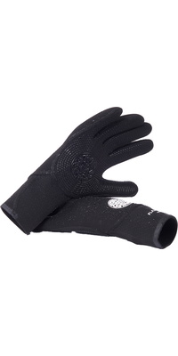 2026 Rip Curl Flashbomb 3/2mm Luvas De Neoprene De 5 Dedos Wgl1cf -preto