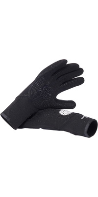 2026 Rip Curl Flashbomb 5/3mm Luvas De 5 Dedos WGLYDF - Black