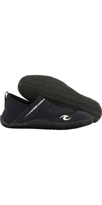 2026 Rip Curl Junior Reefwalker 1.5mm Sapatos De Roupa De Neoprene WBO9AJ - Black