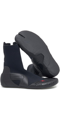 2025 Rip Curl Omega 3mm Botas De Neoprene Com Fecho De Correr Split Toe WBOYAM - Black