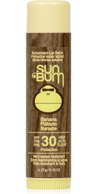 2026 Sun Bum Original 30 SPF Protetor solar CocoBalm Bálsamo labial 4.25g SB338796 - Banana