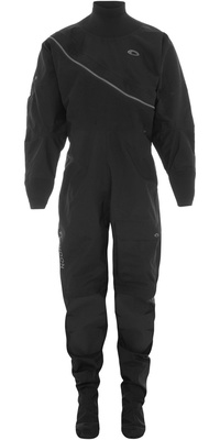 2026 Typhoon Mens Ezeedon Front Zip Drysuit 100187 - Black / Cinzento