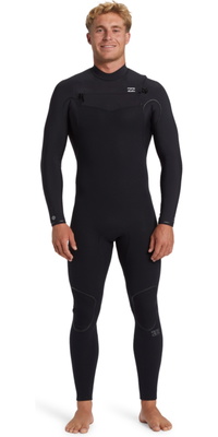 Billabong Furnace 3/2mm Chest Zip 2026 Fato De Mergulho Natural Para Homem ABYW100264 - Black