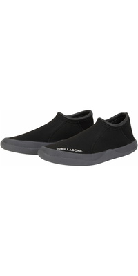 2026 Billabong Tahiti Reef Walker 2mm Sapatos De Fato De Mergulho MWBONBRW - Black