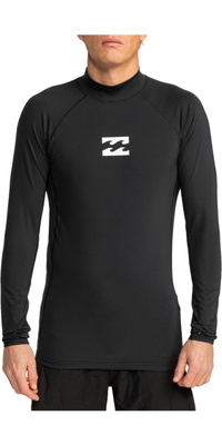 2026 Billabong Colete De Lycra De Manga Comprida Para Homem Waves All Day UV50 EBYWR00102 - Black