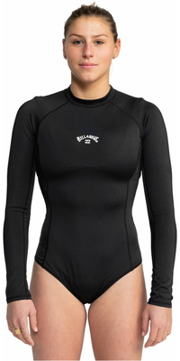 2026 Billabong Fato De Surf De Manga Comprida Tropic Para Mulher EBJX100102 - Black Pebble