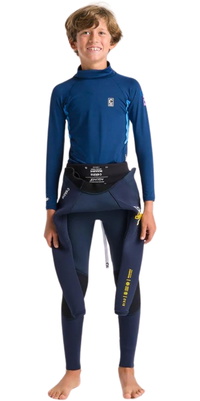 2026 C-Skins Colete De Lycra De Manga Comprida NuWave X Junior C-NLYLSJ - Slate Navy / Cyan / Multi