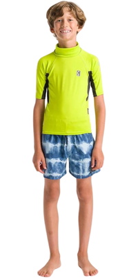 2026 C-Skins Colete De Lycra De Manga Curta NuWave X Junior C-NLYSSJ - Lime / Antracite / Multi