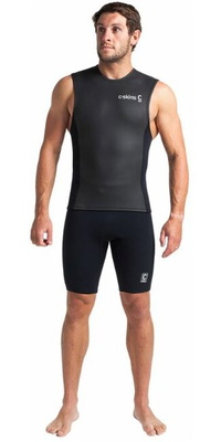 2026 C-Skins Mens Legend 2/ 2mm Neoprene Wetsuit Vest C-LE22VE - Black