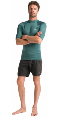 2026 C-Skins Colete De Lycra De Manga Curta NuWave UV Basics Para Homem C-NLYSSMC - Dark Sage