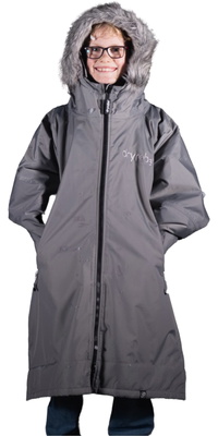 2025 Dryrobe Roupão De Troca De Manga Comprida Junior Advance V3 V3KSLSDA - Alpine Grafite