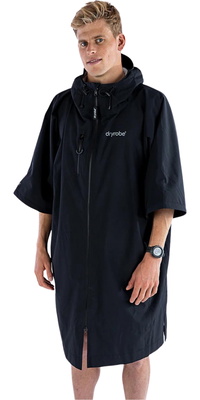 2026 Dryrobe Lite Manga Curta Change Robe AS SS DL BG - Black Grey
