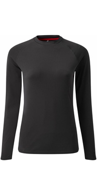 2026 Gill T-shirt UV Tec De Manga Comprida Para Mulher UV011W - Black