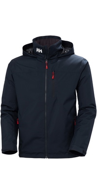 2026 Helly Hansen Mens Crew Casaco De Vela De Camada Intermédia Com Capuz 2.0 34442 - Navy