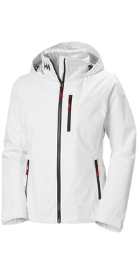 2026 Helly Hansen Mulher Crew Casaco De Vela De Camada Intermédia Com Capuz 2.0 34447 - White