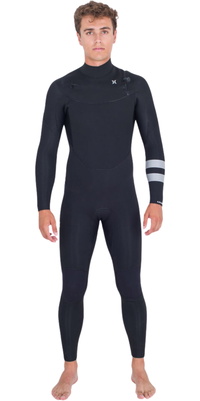 Fato De Mergulho Hurley Advant 5/3mm Com Chest Zip Masculino 2025 MFS0013533 - Black