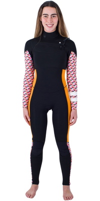 Hurley 4/3mm Chest Zip Fato De Mergulho WFS0012433 - Gym Red / Burghundy Crush