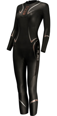 2026 Huub Womens TC Performance 3:3mm Wetsuit TCPW33 - Black