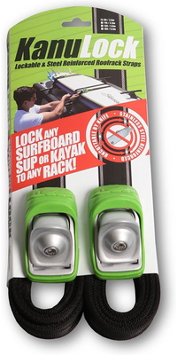 2026 KanuLock Conjunto De Amarração Bloqueável De 2,5 M / 8 Pés KNLT-25M-08F