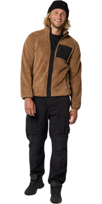 2026 Mystic Masculino Dark Tech Series Teddy Zip Thru Fleece 35104.23 - Slate Brown