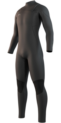 2026 Mystic Mens Evolve Natural Foam 4/3mm Chest Zip Wetsuit 35000.250001 - Black