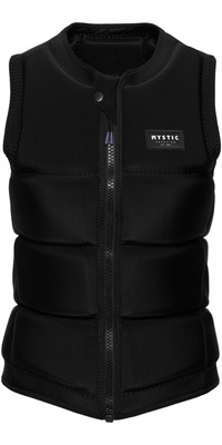 2026 Mystic Feminino Star Front Zip Wake Impact Colete 35005.240246 - Black