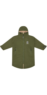 2025 Nyord Primaloft Outdoor Manga Destacável Trocando Robe - Khaki / Cru