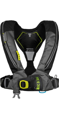 2026 Spinlock Deckvest 6D 170N Lifejacket With HRS System DWLJH6D - Black
